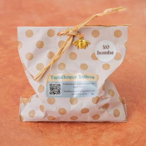 Twinflower Native Seed Paper Greeting Card and Seed Bombs